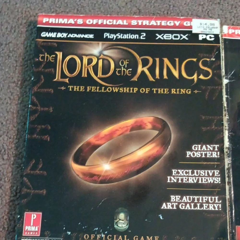 Lord of the Rings and Alone in the Dark Strategy Guides
